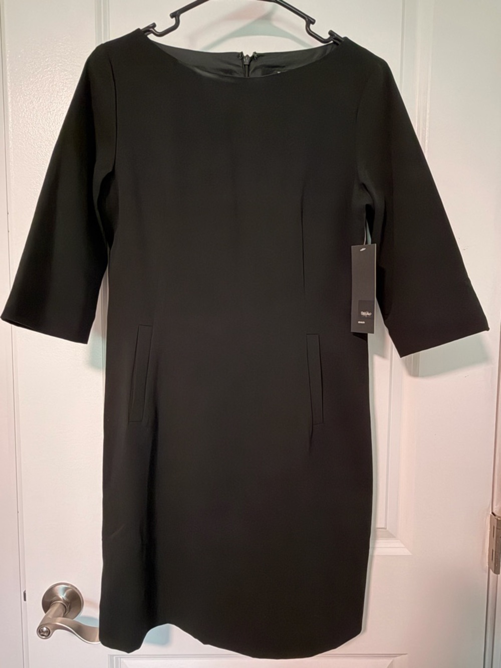 Mossimo Supply Co. Black Midi Shift Dress